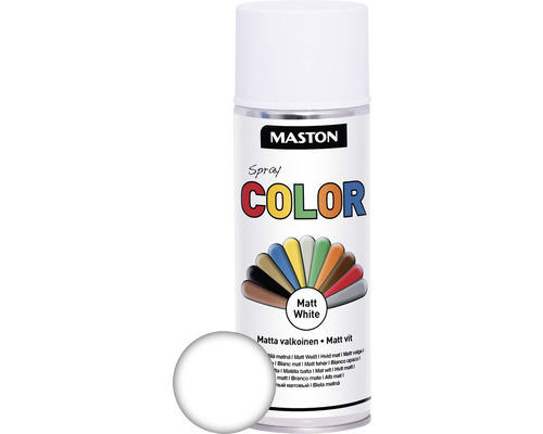 Sprühlack Maston Color matt weiß 400 ml