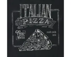 Glasbild Italian Pizza 30x30 cm GLA1013
