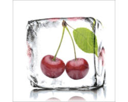 Glasbild Cherry Sorbet 30x30 cm GLA522