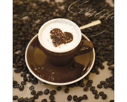 Glasbild Mocca II 50x50 cm GLA577