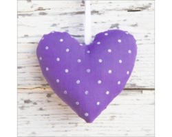 Glasbild Violett Love 20x20 cm GLA732