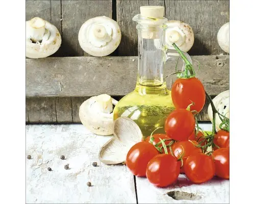 Glasbild Market Garden II 30x30 cm GLA776