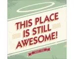 Hornbach Glasbild This Place Is Awesome 30x30 cm GLA929