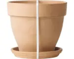 Hornbach Pflanztopf Deroma Montelpo Ø 27 H 24,5 cm terrakotta inkl. Untersetzer