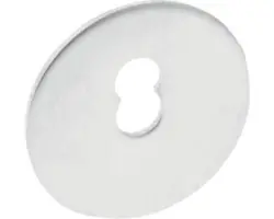 Unterlegscheibe Rosette für Stoßgriff Edelstahl gebürstet/matt ØxH 40/2 mm 1 Stück