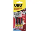Hornbach Sekundenkleber UHU Minis 3 x 1 g lose Gel