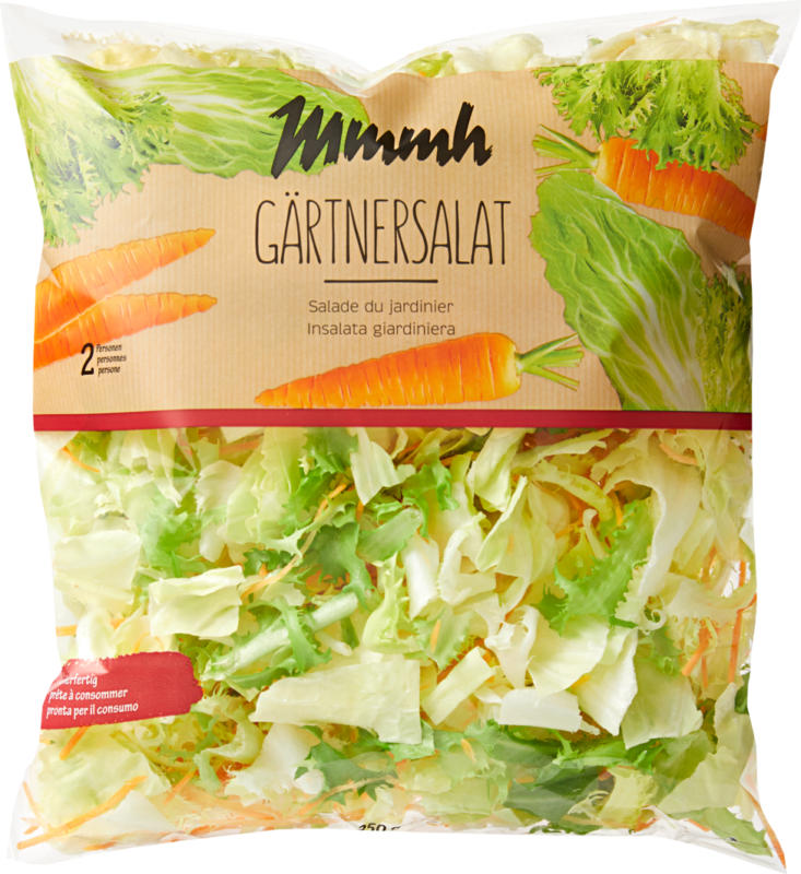 Mmmh Gärtnersalat, servierfertig, Herkunft siehe Verpackung, 250 g
