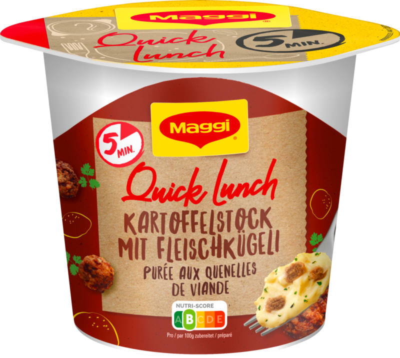 Maggi Quick Lunch Kartoffelstock mit Fleischkügeli , 46 g