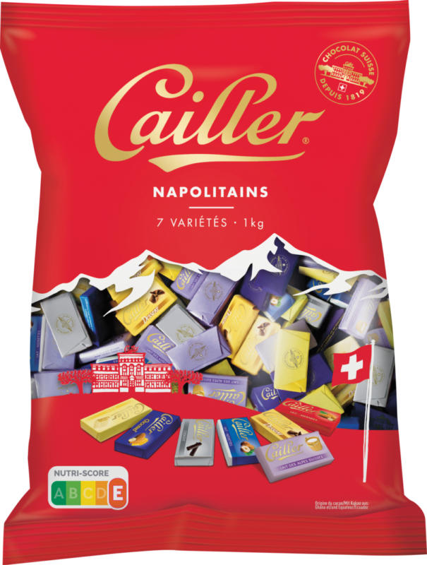 Napolitains Cailler, assortiti, 1 kg