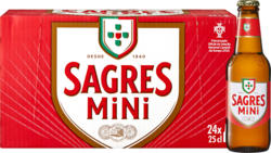 Birra Mini Sagres, 24 x 25 cl