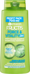 Shampoo Force & Vitality 2 in 1 Fructis Garnier, 700 ml