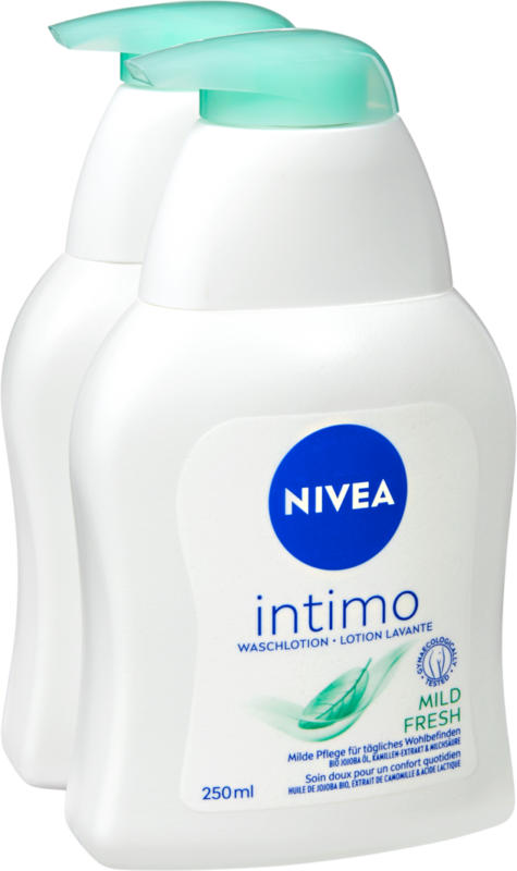 Lozione detergente intima Nivea , 2 x 250 ml