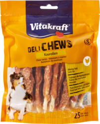 Bastoncini da masticare Deli Chews Vitakraft, con pollo, 25 pezzi