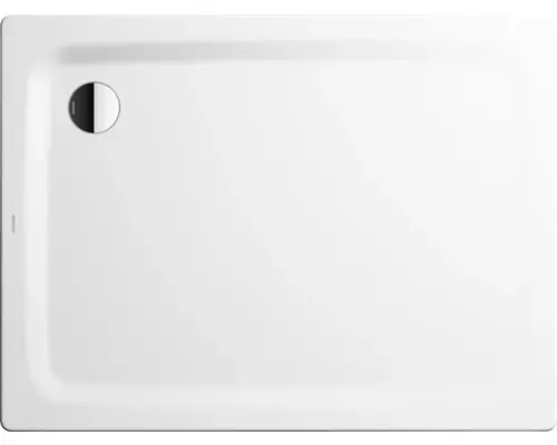 Flache Rechteck-Duschwanne Kaldewei Superplan XXL 90x140x4,3 cm weiß matt mit Antirutschbeschichtung