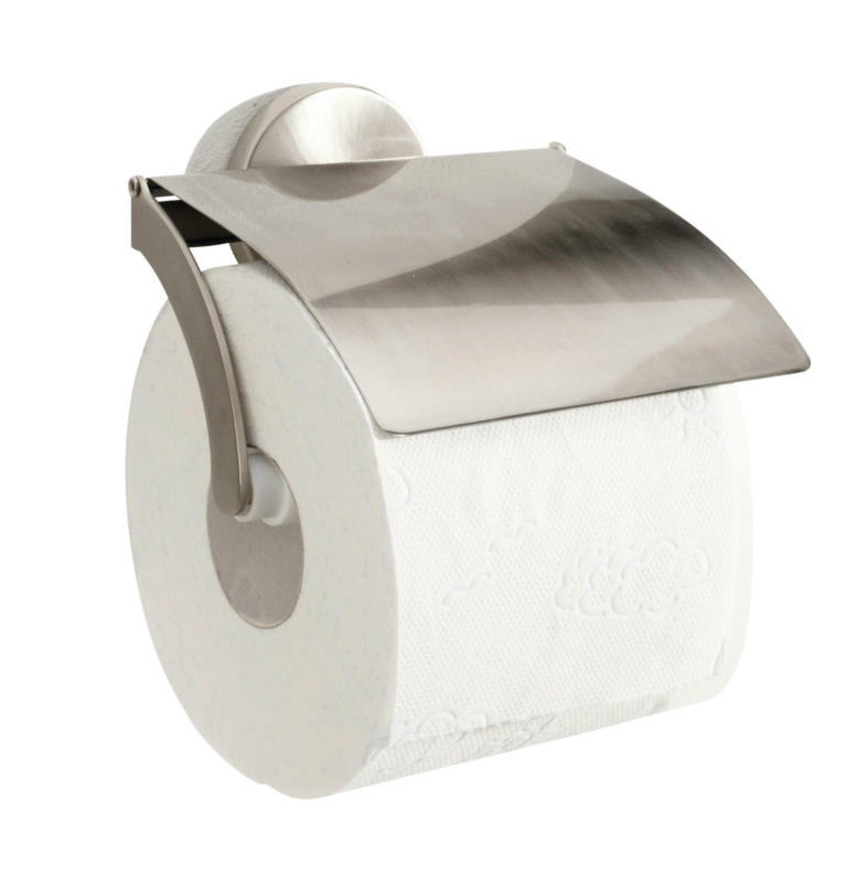 Toilettenpapierhalter Edelstahlfarben