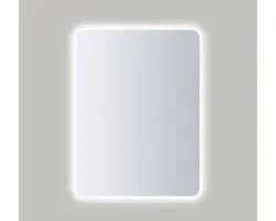 LED-Lichtspiegel Amirro Ambiente rund 60x80 cm