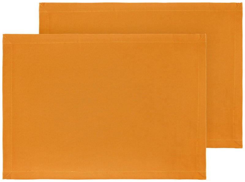 Tischset Steffi in Orange ca. 33x45cm, 2er-Set