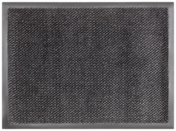 Fussmatte Hamptpons 2 in Grau/Schwarz ca. 60x80cm
