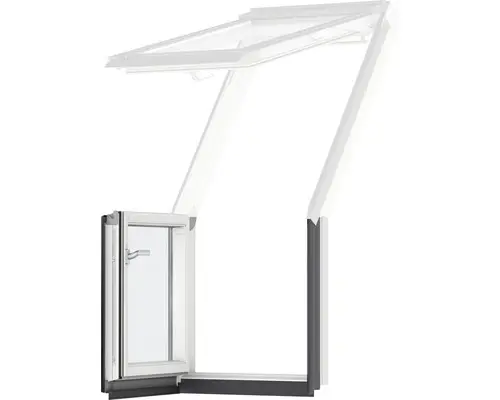 VELUX Dachbalkon VEA M35 2065 Türelement links ENERGIE PLUS 78x109 cm