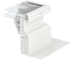 VELUX Adapterkranz 15 cm mit Flansch ZCE 0015 für Flachdachfenster 60x90 cm