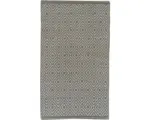 Hornbach Fleckerl-Teppich Raute taupe weiß 50x80 cm