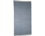 Hornbach Fleckerl-Teppich Dakota Streifen graublau 65x130 cm