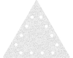 Klett-Schleifblatt Menzer 250x290 mm, 12-Loch, Korn 180, Korund, 25er Pack