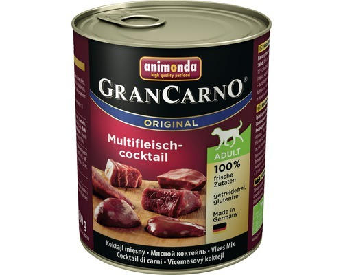 Hundefutter nass animonda Gran Carno Original Adult Multi-Fleischcocktail 800 g