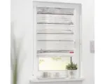 Hornbach Klemmrollo Lichtblick ohne Bohren Bretter weiß 45x150 cm inkl. Klemmträger