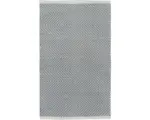 Hornbach Fleckerl-Teppich Dakota Streifen grau blau 50x80 cm