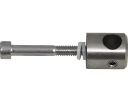 Rundstabhalter Edelstahl V4A 20 mm, Ø 10 mm