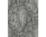 Hornbach Vliestapete 525502 Crispy Paper Ganesha schwarz