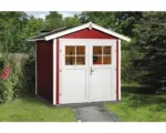 Hornbach Gartenhaus weka 224 Gr.1 mit Fußboden 205 x 209 cm schwedenrot