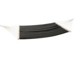 Hornbach Hängematte Premium Baumwolle 145x200 cm black-white gestreift