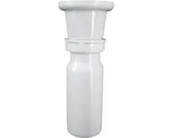 Wolfa Entwässerungsanschluss mit Verschußstopfen für Druckwasserdichte Lichtschächte