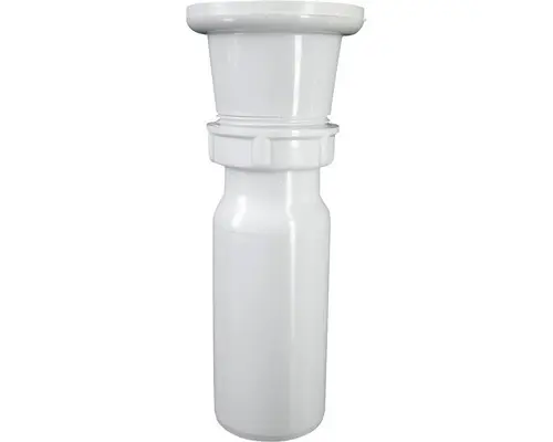 Wolfa Entwässerungsanschluss mit Verschußstopfen für Druckwasserdichte Lichtschächte