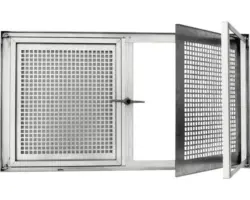 Wolfa Stahlkellerfenster Typ SD2 ESG 1200 x 1000 mm 2 Flügelig Links Rechts