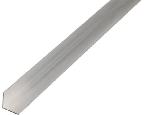 Winkelprofil Aluminium silber geschliffen 10 x 10 x 1 mm 1,0 mm , 1 m