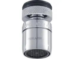 Mischdüse M22/M24 mit Kugelgelenk verchromt