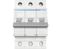 Hager MBN325 B 25A Sicherungsautomat 6kA 3-polig