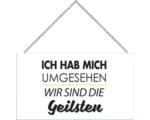 Hornbach Holzschild m Kette Die Geilsten 23x13 cm