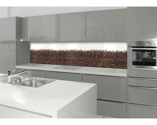 Küchenrückwand mySpotti profix Espresso 600x2200x2 mm