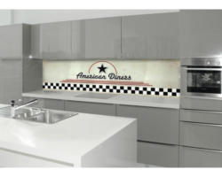 Küchenrückwand mySpotti profix American Diners 600x2200x2 mm