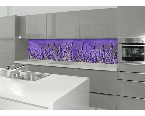 Küchenrückwand mySpotti profix Lavendel 600x2200x2 mm