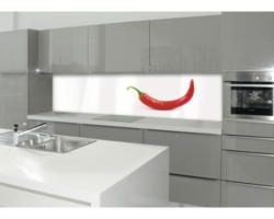 Küchenrückwand mySpotti profix Hot Chili 600x2200x2 mm
