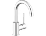 Hornbach Waschtischarmatur Avital Clyde mit hohem Auslauf 139707 chrom glänzend