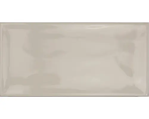 Steingut Wandfliese Loft 10,0x20,0 cm creme glänzend