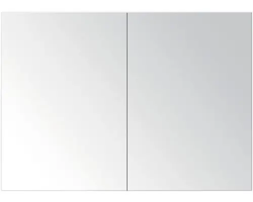 Spiegelschrank Sanox 2-türig 100x13x65 cm anthrazit matt