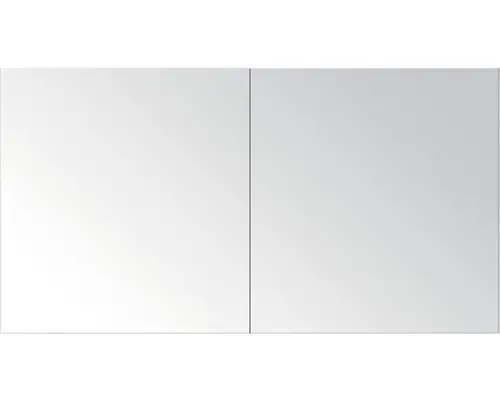 Spiegelschrank Sanox Porto 2-türig 120x12x65 cm Nebraska oak