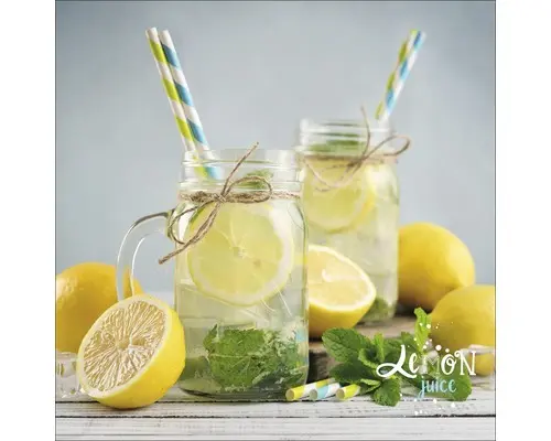 Glasbild Fresh Water III 20x20 cm